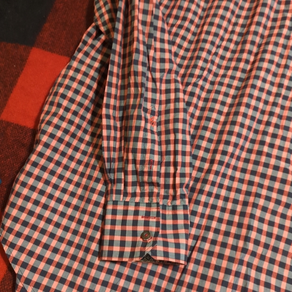 Robert Graham Classic Fit Multicolor Plaid Button Down Shirt Flip Cuff Mens 2XLT - Picture 4 of 7